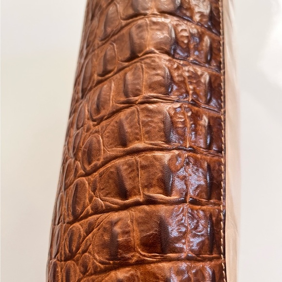 BRAHMIN Croc embossed leather multifunctional Shoulder/Crossbody/clutch bag - Picture 12 of 14